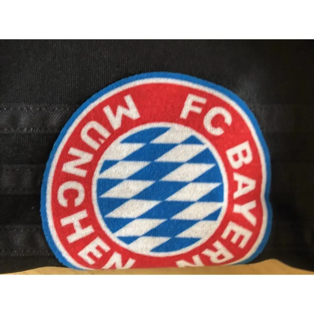 Adidas GPS Soccer FC BAYERN MUNCHEN 1/4 Zip Hoodie Mens M Black ClimaWarm Baggy